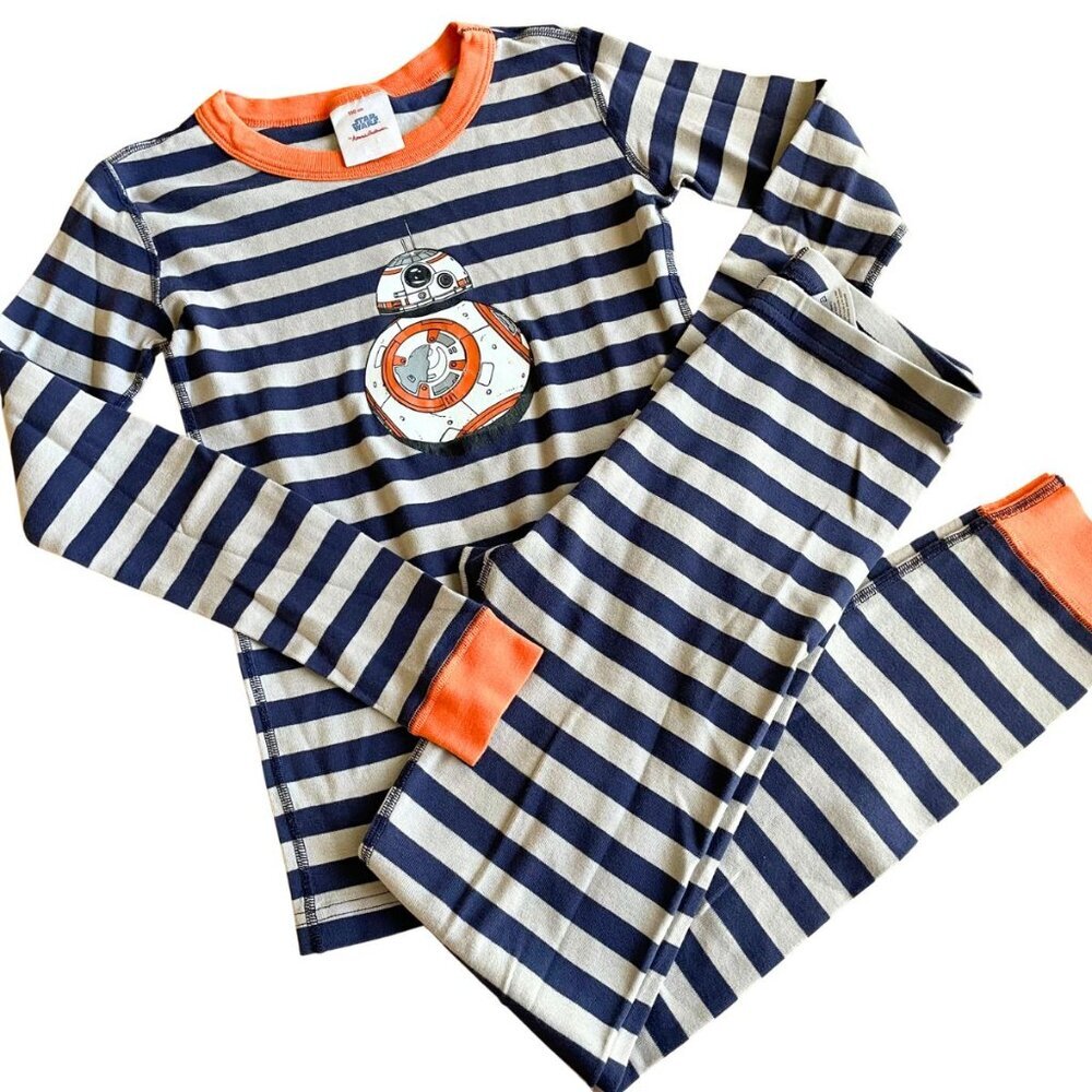 Hanna Andersson Disney‎ Star Wars BB8 Organic Cotton PJs Pajamas Set - Sz 12